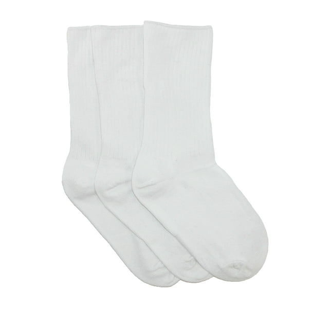 Kids' Cotton Seamless Toe Casual Crew Sock (Pack of 3)