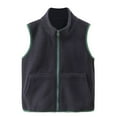thumbnail image 1 of Kids Cotton Sleeveless Round Neck Vest Shirt for Kids, Soft and Comfortable Fabric, Perfect for Daily Wear, Travel, and Special Occasions Gray 140, 1 of 2