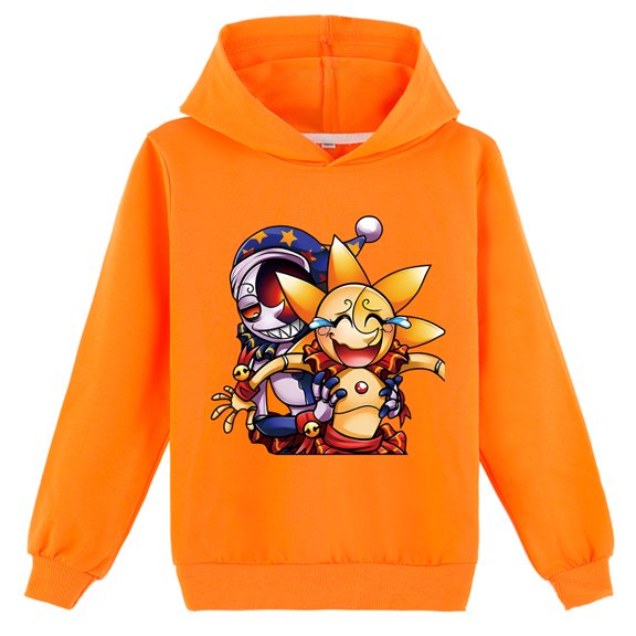 Kids Cotton Sport Pullover Hoodies for Boys Girls Sundrop and Moondrop Spring Autumn Fashion Sweatshirts Hooded