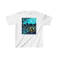 thumbnail image 1 of Kids Cotton™ T-Shirt Spooky Halloween Full Moon and Haunted Pumpkin Patch, 1 of 2