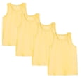 thumbnail image 1 of Kids Cotton Tank Top 4 Pk Boys Girls Solid Color Tank Top Children Youth Shirts, 1 of 3