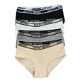 thumbnail image 1 of Kids' Cotton Underwear 4 Pc Hipster Stretch Girls' Underwear Panties for Girls Girls Briefs Size 8-12, 1 of 4