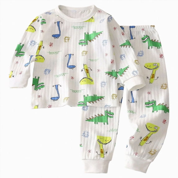 Kids Cotton Underwear Sets Boys Thermal Underwear Baby Girls Loungewear Kids Clothing 1T 2T 3T 4T 5T 6T 7T Gift Set 3-4 Years