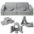 thumbnail image 1 of Kids Couch,Child Sectional Sofa,Multifunctional Couch for Playing, Creativing, Sleeping,Imaginative Kidsfor BedroomPlayroom, 1 of 7