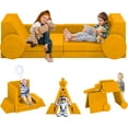 Linor 10 Pcs Kids Couch Set, Toddler Play Furniture for Bedroom