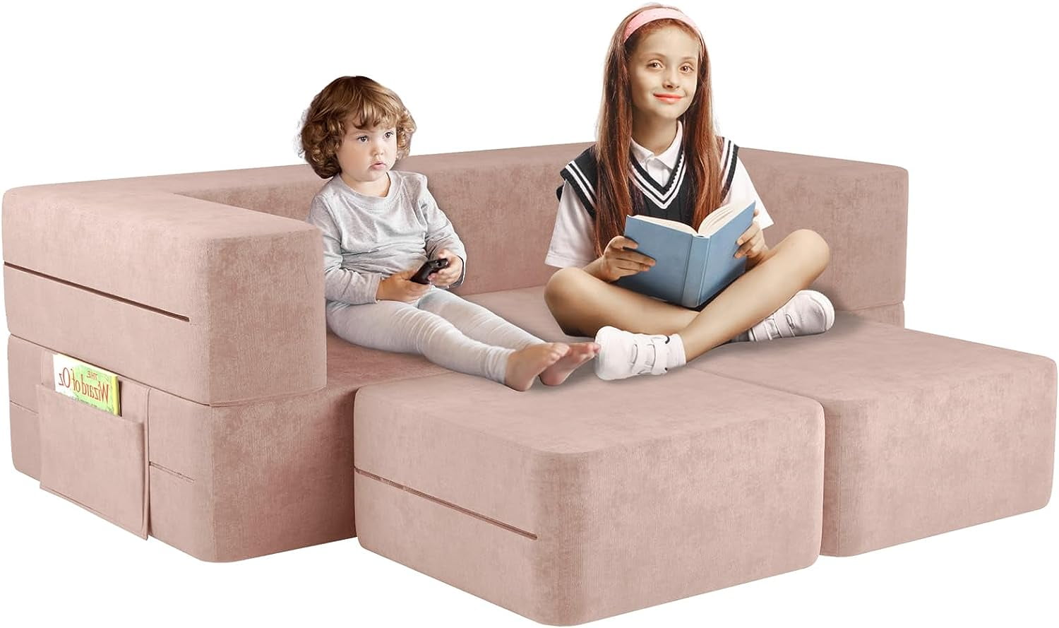 Kids Couch Linor Toddler Couch Sofa for Kids Modular Kids Sofa