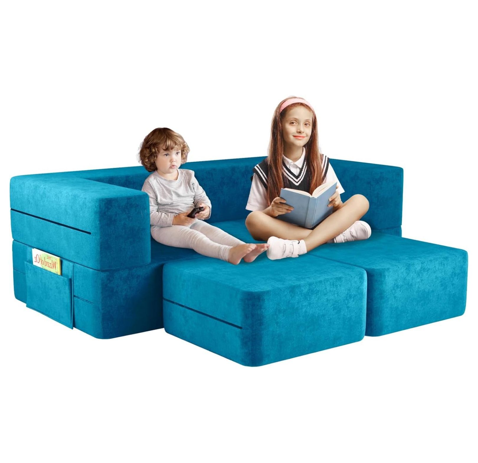 Kids Couch, Toddler Couch with Washable and Durable Covers, Modular