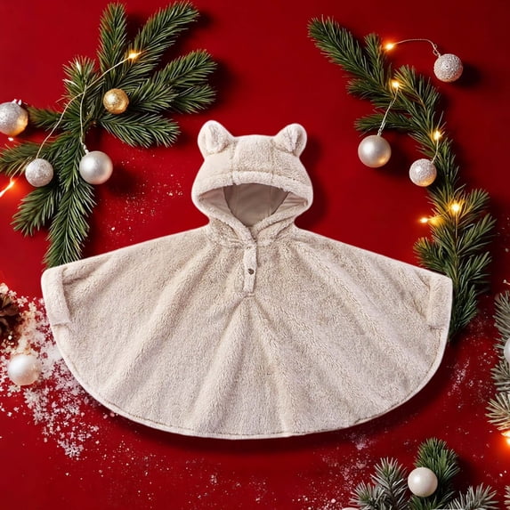 Kids Cozy Wrap Cape Windproof And Warm Children’s Outerwear For All Seasons Ideal For 1 8 Years