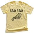 thumbnail image 1 of Kids Cray Cray Shirt, Youth Kids Boy Girl T-Shirt, Crayfish Shirt, Fishing Shirt, Funny Fish Shirt, Yellow, Small, 1 of 4