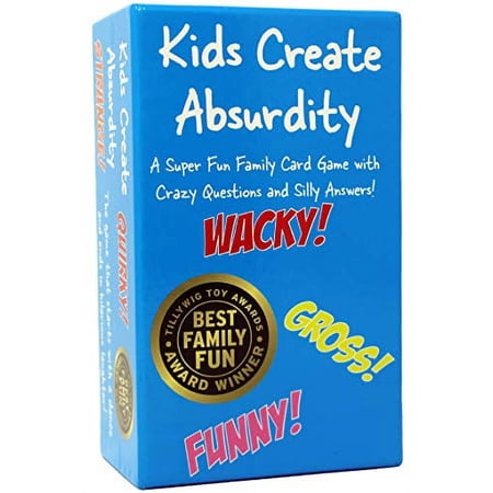 Kids Create Absurdity: Laugh Until You Cry! Hilarious Fill In The Blank Card Game For Kids 6-12 and Families.