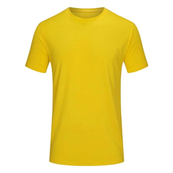 Kids Crew Neck Short Sleeve T‑Shirt, Boys Breathable Ice Fabric School Sports Top