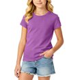 thumbnail image 1 of Kids' Crew Neck Tee Solid Quick Dry Short Sleeve Casual Clothing Shirt Layering, 1 of 5