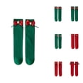 thumbnail image 1 of Kids Crew Socks with Bow Detail, Festive Red Cotton Mid-Calf Ankle Socks for Girls & Boys, Soft Comfortable Holiday Stocking Stuffers Ideal for School, Party, and Winter Season Gift Giving, 1 of 4