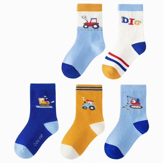 Kids Crew Socks Boys Girls Socks Casual Dress Cotton Socks for Kids Cute Socks 1T 2T 3T 4T 5T 6T 7T 8T 9T 10T 11T 12T 13T Kids,Multipack