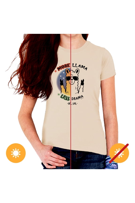 Kids Crew Tee - More Llama by DelSol for Kids - 1 Pc T-Shirt (YXL)