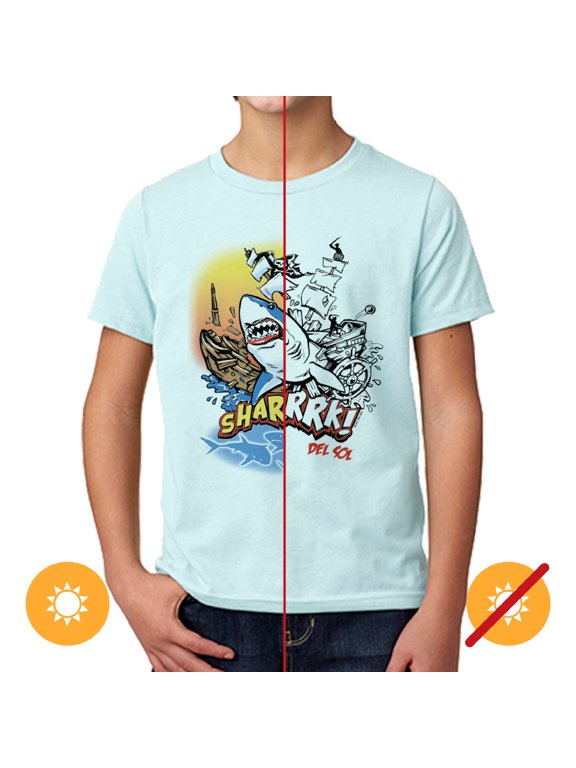 Kids Crew Tee - Sharrrk by DelSol for Kids - 1 Pc T-Shirt (YS)