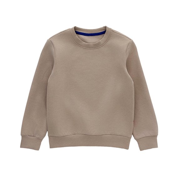 Kids Crewneck Sweatshirt, Lightweight Pullover Fit Casual Everyday Fall Clothes