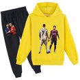 thumbnail image 1 of Kids' Cristiano Ronaldo 2-piece: pullover hoodie and jogger pants, loose fit, daily wear., 1 of 3