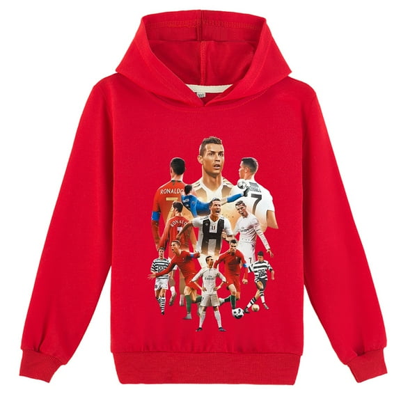 Kids Cristiano Ronaldo Children's Pullover, Long Sleeve Hoodie, Casual Clothes