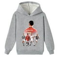 thumbnail image 1 of Kids' Cristiano Ronaldo Inspired Brushed Pullover Hoodies - Warmth and Style for Both Genders, 1 of 6