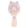 thumbnail image 1 of Kids Cute Bear Mini Handheld Fan - USB Rechargeable, 3 Speeds, Portable for Travel, Camping, & More - Perfect Summer Gift, 1 of 6