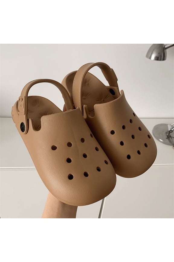 Kids Cute Clogs Cartoon Garden Shoes Boys Girls Slides Slippers Indoor Outdoor Children Water Shower Beach Pool Sandals