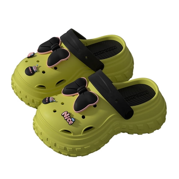 Kids Cute Clogs Cartoon Garden Shoes Boys Girls Slides Slippers Indoor Outdoor Children Water Shower Beach Pool Sandals