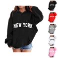 thumbnail image 1 of Kids Cute Graphic Hoodie Sweatshirt Long Sleeve Pullover Soft Crewneck Top for Girls Boys Everyday Wear, 1 of 4