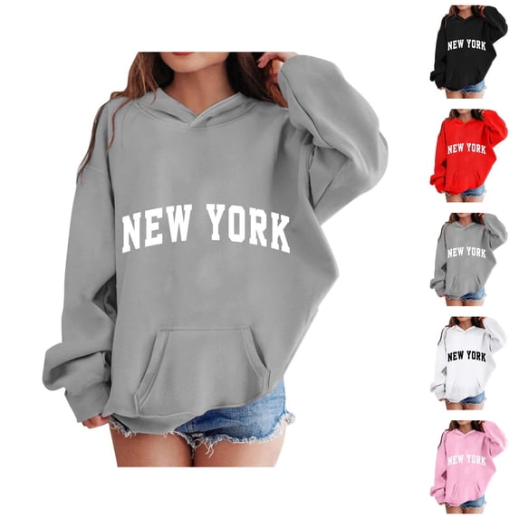 Kids Cute Graphic Hoodie Sweatshirt Long Sleeve Pullover Soft Crewneck Top for Girls Boys Everyday Wear