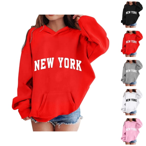 Kids Cute Graphic Hoodie Sweatshirt Long Sleeve Pullover Soft Crewneck Top for Girls Boys Everyday Wear