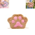 thumbnail image 1 of Kids Cute Plush Paw Crossbody Bag, Fashion Chain Shoulder Bag, Small Casual Carry Pouch for Daily Leisure and Short鈥慣rip Use, 1 of 3