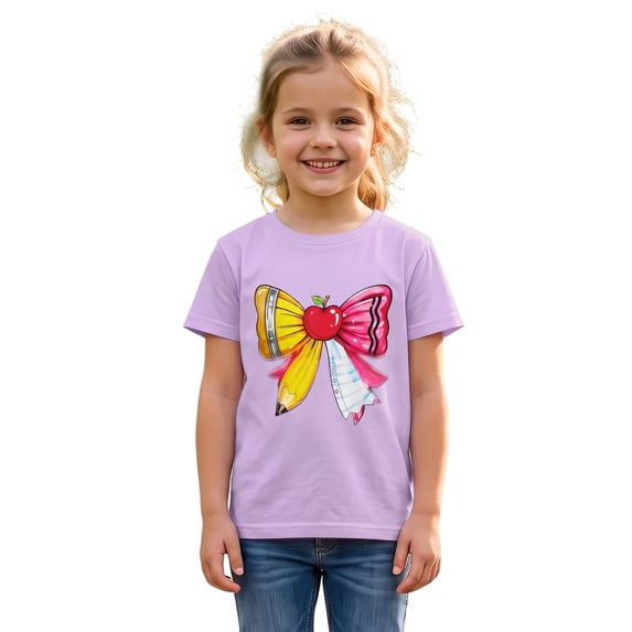 Kids Cute Shirt Boys Funny T-Shirt Clothes Girls Cartoon Graphic Tees Outfit 5-14T