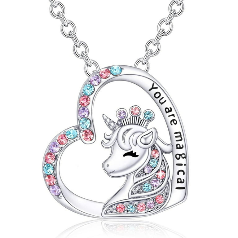 Cute unicorn necklace online