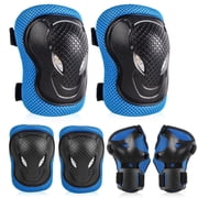 Kids Cycling Gear - Teen Protective Gear Kit, Elbow and Knee Pads for Bicycles Scooters Skateboards