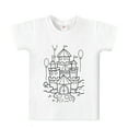 thumbnail image 1 of Kids DIY Coloring T Shirt, Washable Marker Art Tee, Reusable Creative Painting Top for Girls Boys, 1 of 5
