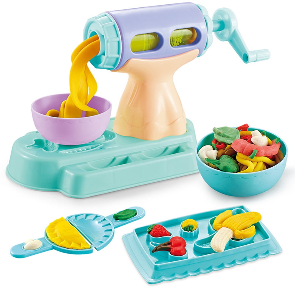 Play Dough Accessories Starter Set, Aircraft Noodle Pasta Maker, Fake  Flowers Etc Play Kitchen Creations Playset 