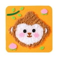 thumbnail image 1 of Kids DIY Wool Embroidery Kit Cartoon Design Hand Threading Art Craft Set for Beginners Educational Activity, 1 of 7
