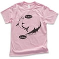 thumbnail image 1 of Kids Da Dum Shark T-shirt, Youth Kids Boy Girl T-Shirt, Vacation Shirt, Shark Shirts, Summer T-shirt, Light Pink, Small, 1 of 4