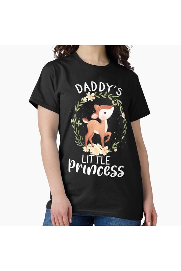 Kids Daddys Princess Little Daughter Father Love Quote Unisex T-Shirt, up to size 5XL