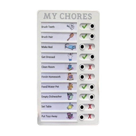 Daily Routine Chart Visual Schedule Board For Kids Toddler Time Management Board