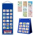 thumbnail image 1 of Kids Daily Schedule Chart 18+1 Pocket Visual Schedule Chart Visual Timetable Chart Daily Routine Chart for Classroom, 1 of 9