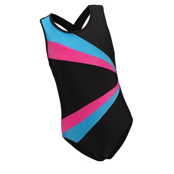 Kids Dancewear Gymnastics Leotards Girls Athletic Ballet Leotards For Gymnastics Training Active Wear