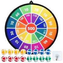Kids Dart Board Game Set - Safe Indoor Party Game with 16 Sticky Balls,28.3 inches - Ideal Sport Toy Gift for Boys and Girls 3  Years