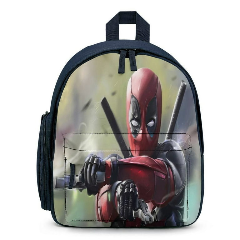 Kids Deadpool Backpack for School Toddler Kids Backpacks for Girls Boys Adjustable Padded Straps Bookbag 12in Walmart