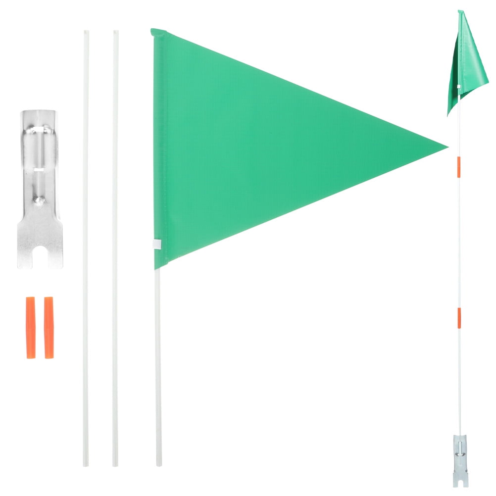 Kids Decor Bicycle Flagpole Bike Flags with for Safety Visibility The