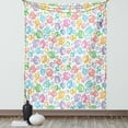 thumbnail image 1 of Kids Decor Tapestry, Various Color Repeating Funny Fish Motif Cheerful Aquatic Creatures Underwater Image, Wall Hanging for Bedroom Living Room Dorm Decor, 40W X 60L Inches, Multi, by Ambesonne, 1 of 5