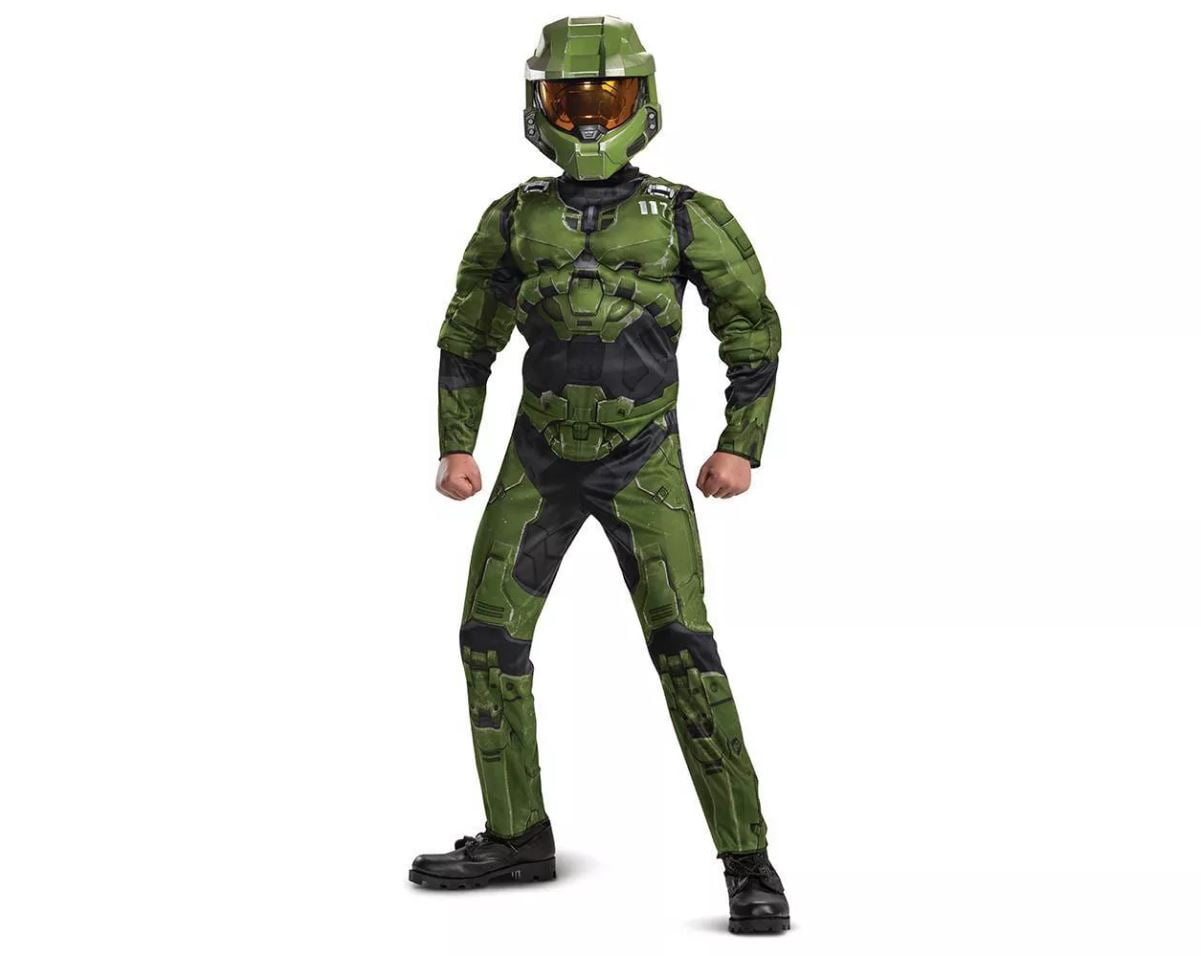 Kids' Deluxe Halo Master Chief Infinite Halloween Costume Jumpsuit