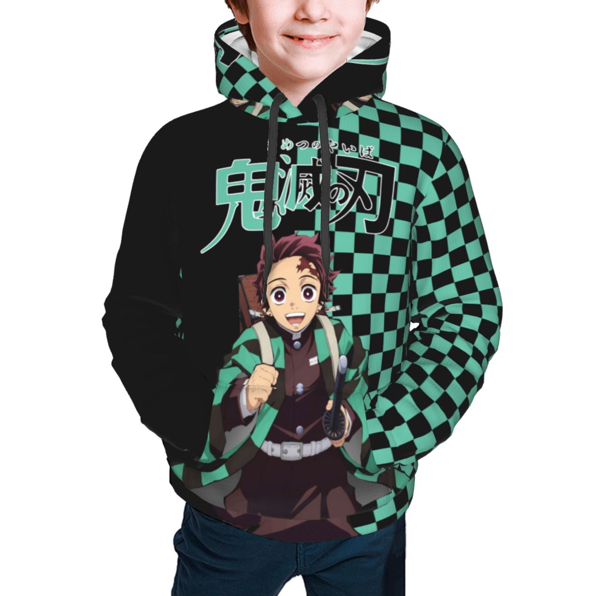 Demon slayer hoodie tanjiro hotsell