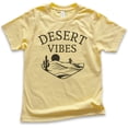 thumbnail image 1 of Kids Desert Vibes Shirt, Youth Kids Boy Girl T-Shirt, Desert Shirt, Camping Shirt, Hiking Shirt, Mountain Shirt, Yellow, Small, 1 of 4