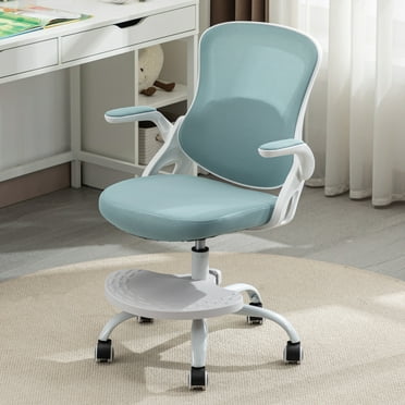 Kids Desk Chair, Children Study Chair with Adjustable Height,Swivel Mesh Computer Chair for Youth in Home Bedroom,Blue